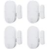 Chatthen Sensore di Allarme per Porte e Finestre, 130 dB Sirena Allarme Casa Senza Fili, Sistema Antifurto Magnetico Wireless, Allarme Porta Ingresso Adatto per Casa, Negozio, Ufficio, Garage, 4 pezzi