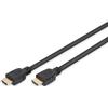 DIGITUS Cavo di connessione HDMI 2.1 Ultra High Speed, tipo A, 5,0 m, con canale Ethernet, UHD-II 8k/60Hz, 4k/120Hz, compatibile con PS5, Xbox Series, TV/beamer, contatti placcati oro, nero