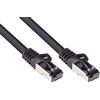 Good Connections® SmartFLEX Cat.6A Industria (PUR) - 5 m - 10 GIGABIT - Scala in rame/CU - Resistente a olio e raggi UV - S/FTP, PiMF - senza alogeni (LSZH) - nero