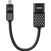 Belkin F2Cd079Bt Adattatore da Mini DisplayPort ad Hdmi Compatibile con 4K, Nero