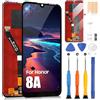 ARSSLY per Huawei Honor 8a LCD Display per Huawei Y6 2019 / Y6 Prime 2019 / Y6 Pro 2019 / Y6s 2019 LCD Sostituzione dello Schermo Digitizer Touch Screen Assemblea con Riparazione Kit (6,09,Nero)