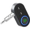 ziyuan Ricevitore Audio Wireless Bluetooth 5.0 Adattatore Bluetooth per Chiamate In Vivavoce per Auto Aux Adattatore Bluetooth