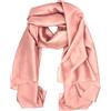 CARACCIOLO Foulard/stola sartoria A.Caracciolo 100% seta (ARGENTO)