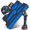 Aptex. APTEX Inserto in schiuma adatto per smerigliatrice angolare a batteria Bosch GWS 18V-10 per L-Boxx 136