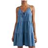 Tommy Hilfiger Tommy Jeans Vestito Donna Blu Dw0dw15185 Blu S