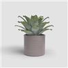 Artevasi Fortuna - Vaso da fiori in ceramica con finitura smaltata, 28 cm, colore: Rosa chiaro