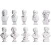 Waldosia zamonji Waldosia 10 mini compositore classico musicista musicista resina busto statue scultura accessori casa delle bambole decorazione scrivania