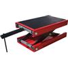 Kartols Sollevatore moto regolabile in altezza 4 - 13 pollici, supporto centrale con una capacità di 1100 lb per la riparazione della bicicletta, per la manutenzione della moto, rosso in garage ed