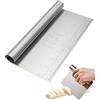 KGDUYC 1 PCS Tagliapasta PRO in Acciaio Inox lucidato a Specchio con Scala Graduata, Multiuso, per Torte, tagliapizza, Pane, tagliapizza, taglierina