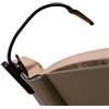 EL CARRITO DEL AHORRO Lampada da Lettura con Pinza LED Ricaricabile USB | Luce Libro per Leggere a Letto | Morsetto Flessibile 360° | 3 Colori Luminosità Regolabile | Lampada Letto Scrivania