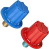 CGEAMDY 2 Pezzi Viti per Terminale Batteria in Ottone Tono Post Adattatore Viti, Adattatori per Batteria Auto Con Eccellente Conducibilità Elettrica, Terminale Post Estensore Adattatore per Auto