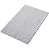 Decomira Tappeto Bagno Antiscivolo in Ciniglia | Tappetino bagno super assorbente, lavabile in lavatrice | Per il bagno, la doccia, la vasca da bagno o come tappetino WC | Grigio - 40x60 cm