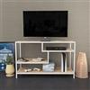 Hanah Home Supporto per TV, melammina, Quercia Bianca, Taglia Unica