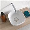 Scarabeo Glam lavabo da appoggio, 1809BK, Glam bianco [Ceramiche da Bagno > Lavabi]