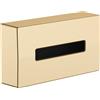 hansgrohe AddStoris portasalviette, 41774140, AddStoris bronzo spazzolato [Accessori Bagno > Scatole Portasalviette]