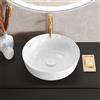 evineo ineo6 lavabo da appoggio Ø 41,5 A: 13,5 cm, con superficie facile da pulire, BE0936WH, ineo6 bianco [Lavabi > Lavabi da Appoggio]
