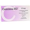 EG Cetirizina Eg 10mg Trattamento Sintomi Nasali e Oculari della Rinite Allergica, 7 Compresse Rivestite