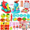 Diealles Shine Formine per Plastilina, Pasta Modellabile Bambini, Gelatiera, Tagliatelle, Burger, Set di Strumenti di Modellazione, Giochi Bambini Regalo per Ragazzi e Ragazze dai 3 ai 12 Anni