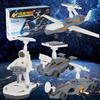 OBEST Robot Solare 4 in 1 DIY Kit Esperimenti Scientifici per Bambini, Giocattolo Educativo di Costruzione a Energia Solare per Ragazzi e Ragazze