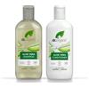 Dr.Organic Dr Organic Aloe Vera Shampoo e Balsamo, Lenitivo, Tutti i Tipi di Capelli, Naturale, Vegano, Senza Crudeltà, Senza Parabeni e SLS, Plastica Riciclabile e Riciclata dai Mari, Biologico, 265ml x2