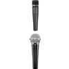 Shure SM58-LC Microfono dinamico per voce con pattern polare a cardioide & SM57 Microfono strumento cardioide dinamico con supporto per shock pneumatico