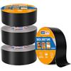 ADHES TAPE PURSUIT OF PERFECTION ADHES Nastro Butilico Sigillante Impermeabile, 50mm x 5m, 4 Rotoli Resistente alle Intemperie Nastro per Travetti per Deck, Ideale per Piattaforme in Legno, Travi, Tetti