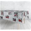 Cieffepi Home Collections NORVEGIA PVC stampato Tovaglia plastificata natalizia da tavola (Var. 001, 140 x 210 cm)