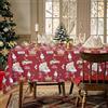 Nada Home Tovaglia Natalizia rettangolare 12 Posti Copritavolo Twill stampato 6974