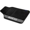 Sparco Set 4 tappetini neri e grigi per auto sparco in moquette