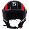 Sparco Casco moto sparco sp601 nero/rosso tg.m