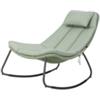 Poltrona da giardino a dondolo riviera dalia verde 126x95x90 cm