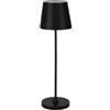 Eglo Lampada led da esterno eglo cabozo nero ricaricabile 2400/3000/4000k