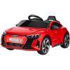 Colibrì Audi e-tron GT per bambini, auto elettrica con radiocomando 2.4GRC, luci anteriori e posteriori, cinture sicurezza, portiere apribili, ruote posteriori con sospensioni - Colibrì (ROSSA)