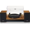 Lenco Giradischi con Trasmissione a Cinghia 33, 45 Giri/min colore Nero/Legno - LS-310WD
