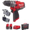 Milwaukee M12 FPDXKIT-202X M12FPDXKIT-Set