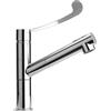 PAINI Rubinetto da cucina con doccetta diagonale Medical argento cromato lucido PAINI