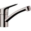Hansgrohe Rubinetto da cucina fisso diagonale MySport S argento cromato satinato HANSGROHE