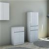 BADEN HAUS Colonna per mobile bagno Elise BADEN HAUS 2 cassetti 4 ante P 33.5 x L 60 x H 156 cm bianco