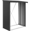 Biohort Schienale per legnaia in acciaio BIOHORT Woodstock L 157 x H 199 x P 102 cm