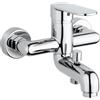 JACUZZI RUBINETTERIA Rubinetto per vasca getto laminare cristallino Serena cromo JACUZZI RUBINETTERIA