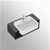 Ideal Standard Lavabo da appoggio Strada II IDEAL STANDARD rettangolare in ceramica L 40 x H 17.5 x P 40 cm bianco lucido
