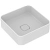 Ideal Standard Lavabo da appoggio Strada II IDEAL STANDARD quadrato in ceramica L 40 x H 18 x P 40 cm bianco piletta non inclusa