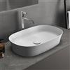 Ideal Standard Lavabo da appoggio IDEAL STANDARD ovale in ceramica L 60 x H 12 x P 38 cm bianco piletta non inclusa