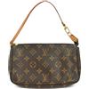 Louis Vuitton Pre-Owned - Clutch Pochette Accessoires 2002 - Donna - PVC/pelle - Taglia unica - Marrone