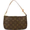 Louis Vuitton Pre-Owned - Clutch Pochette Accessoires 2001 - Donna - pelle/PVC - Taglia unica - Marrone