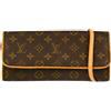 Louis Vuitton Pre-Owned - Clutch Pochette Twin GM 2000 - Donna - PVC/pelle - Taglia unica - Marrone