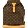 Louis Vuitton Pre-Owned - Zaino Montsouris GM 1997 - unisex - PVC/pelle/tela - Taglia unica - Marrone