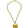 CHANEL Pre-Owned - Collana con pendente a borsa 1995 - Donna - placcatura in oro - Taglia unica