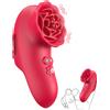 SuperLove Rose Finger Vibrator Red