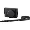 Sony Custodia in pelle per Sony RX100 con apertura per il jack del microfono (LCJRXKB.SYH)